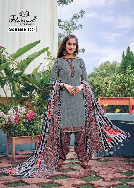 Floreon Sonali Pashmina Print Deisgner Dress Material